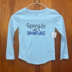 Kids Blue Sparkle Shirt